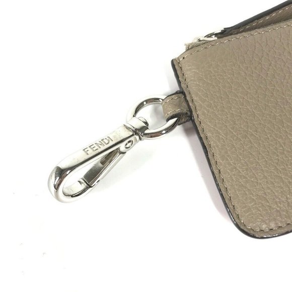 FENDI Bicolor logo Card Case Wallet Fragment Case coin purse - Picture 5 of 11